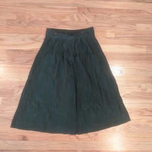 Vintage forest green skirt
